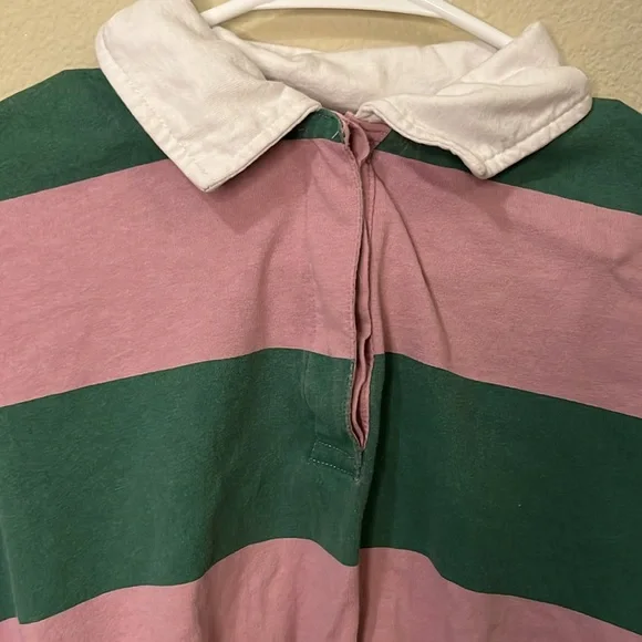 Pink and green RSG cropped Long sleeve - Picture 4 of 5